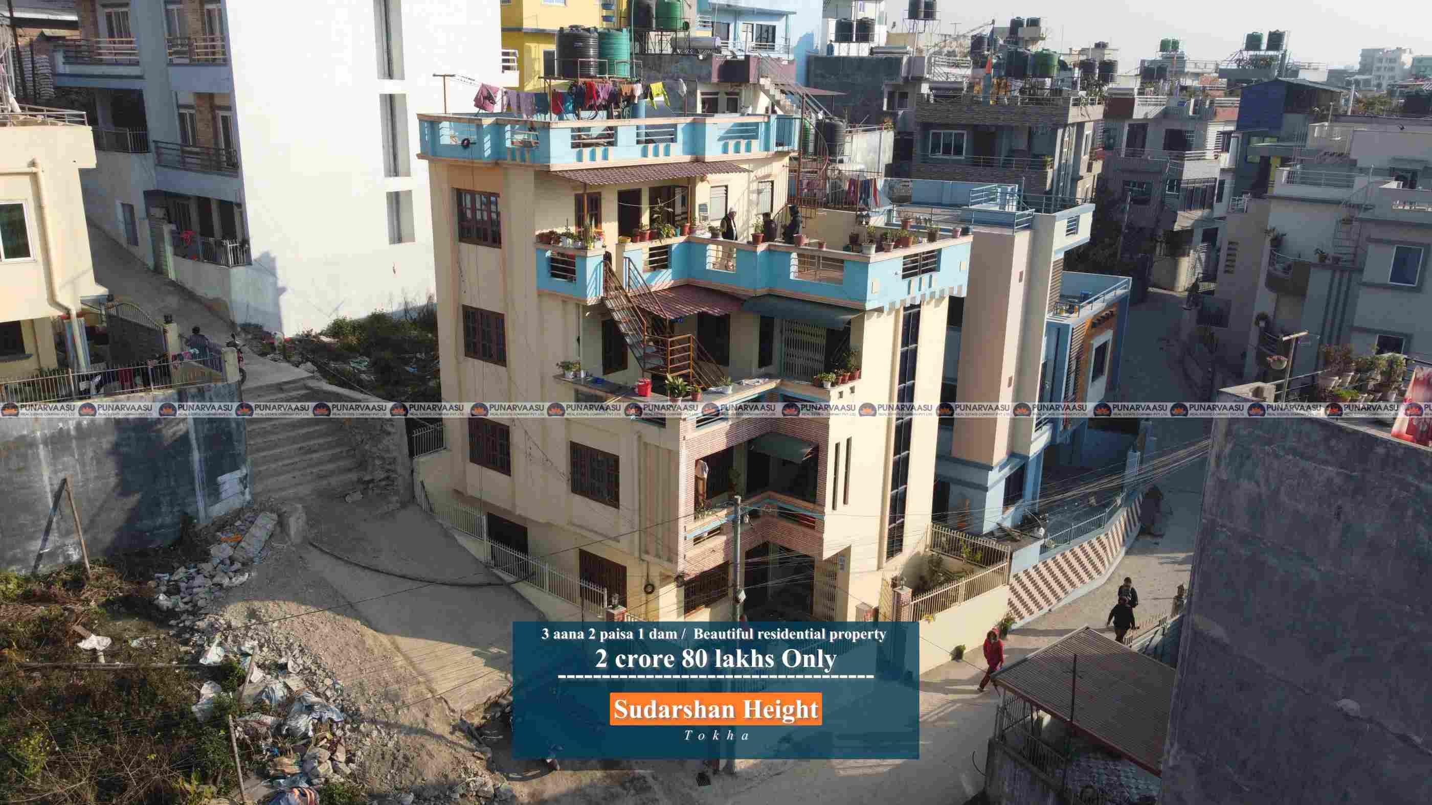 Residential House on sal at  Tokha, Sudarshan height