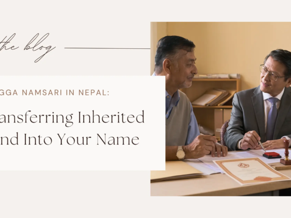 Jagga Namsari in Nepal - Client and Lawyer discussion regarding transfer of land property.
