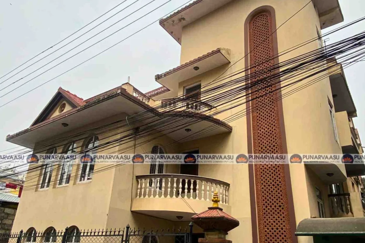 Semi bungalow house for sale in Jwagal Lalitpur near UN Park