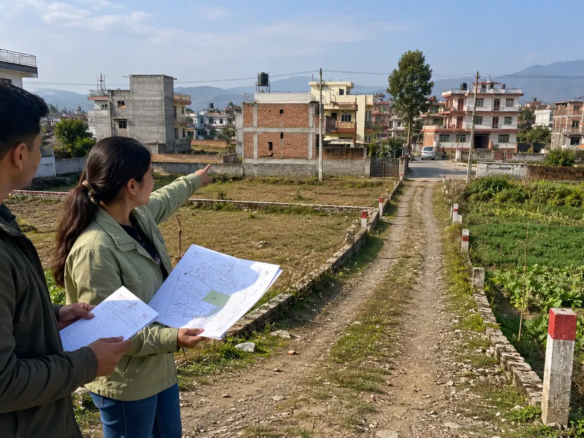 How to check the right of way before buying land in nepal