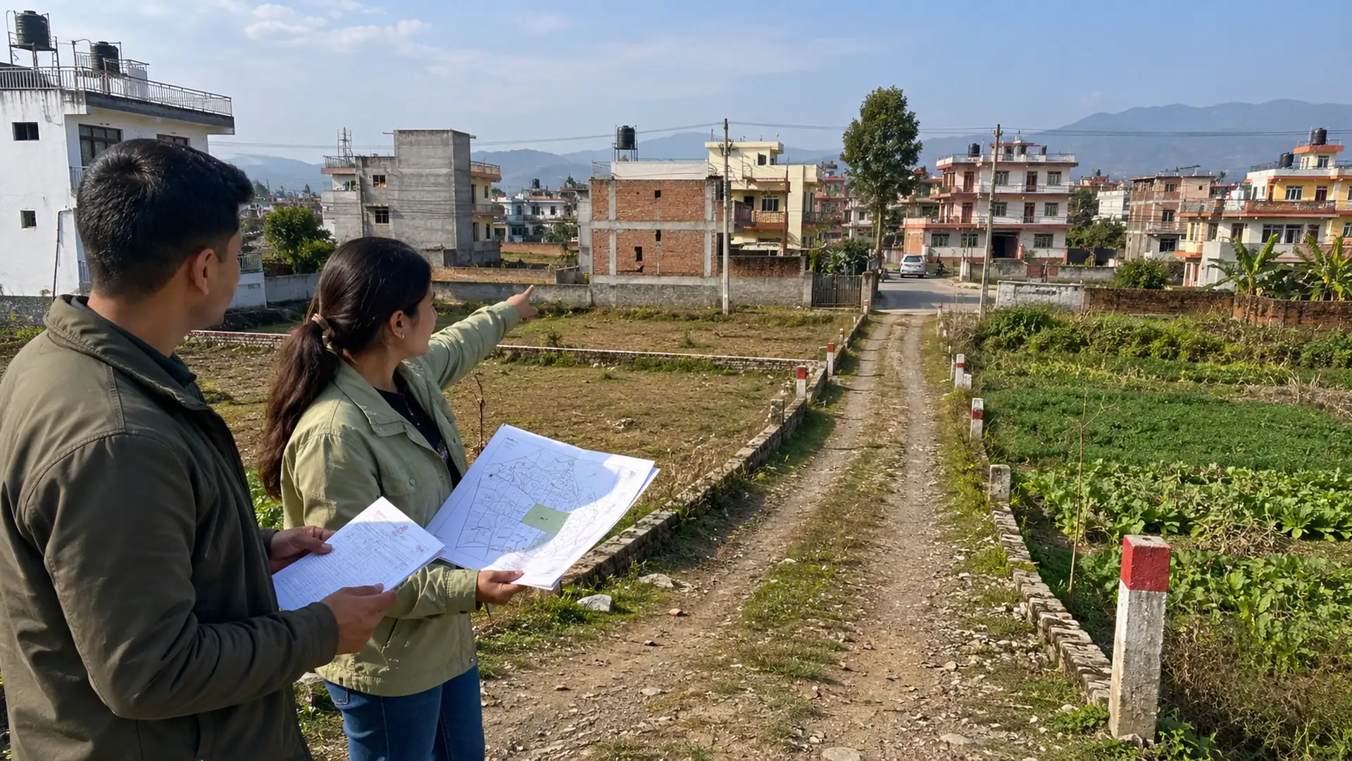 How to check the right of way before buying land in nepal