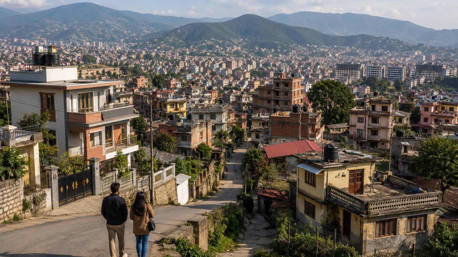 House price in Kathmandu showing different residential properties across the Kathmandu Valley