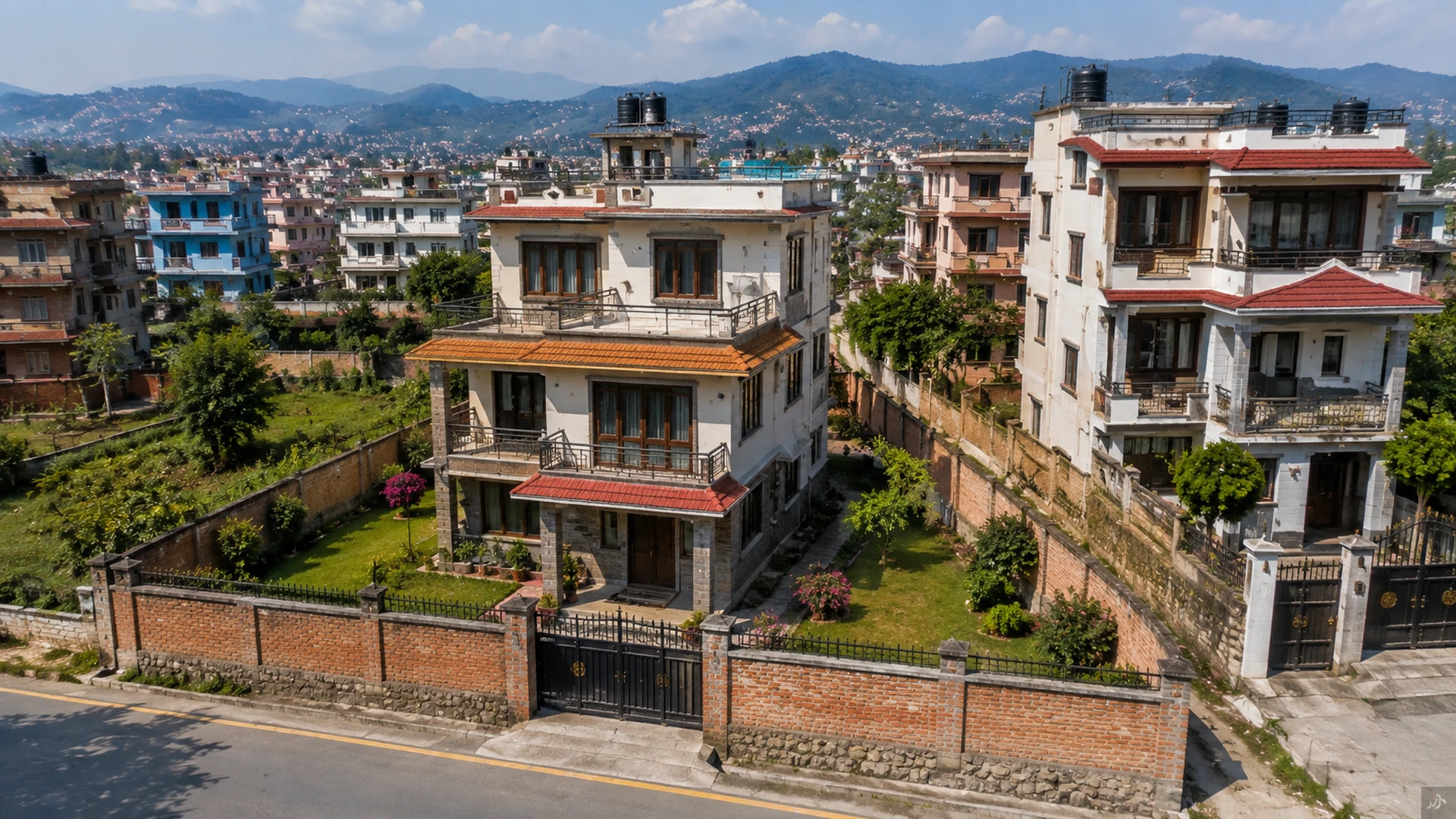 House price in Kathmandu showing how land size, road access, and the house structure contribute to overall property value.