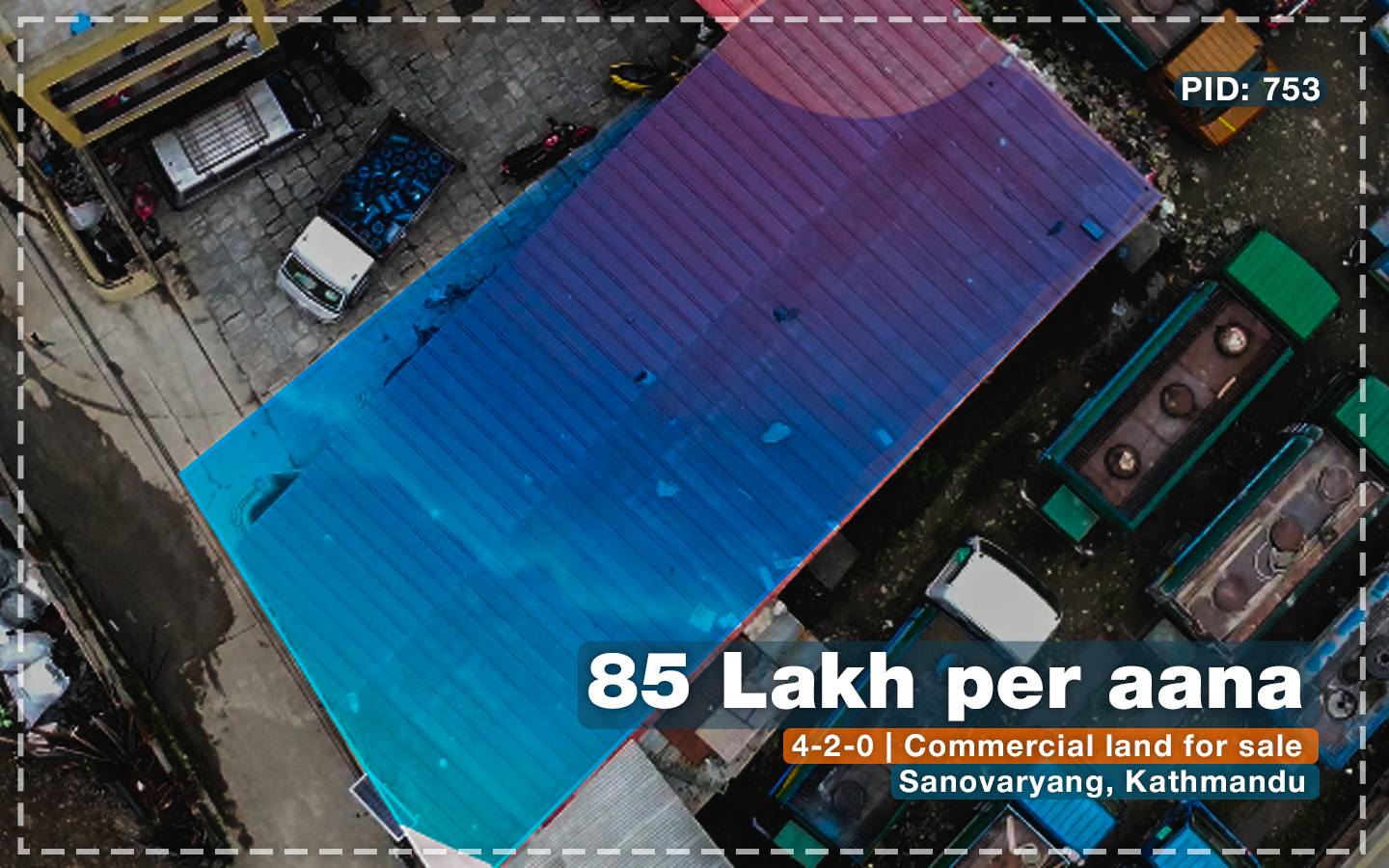 Commercial land on sale at Sanovaryang, Kathmandu