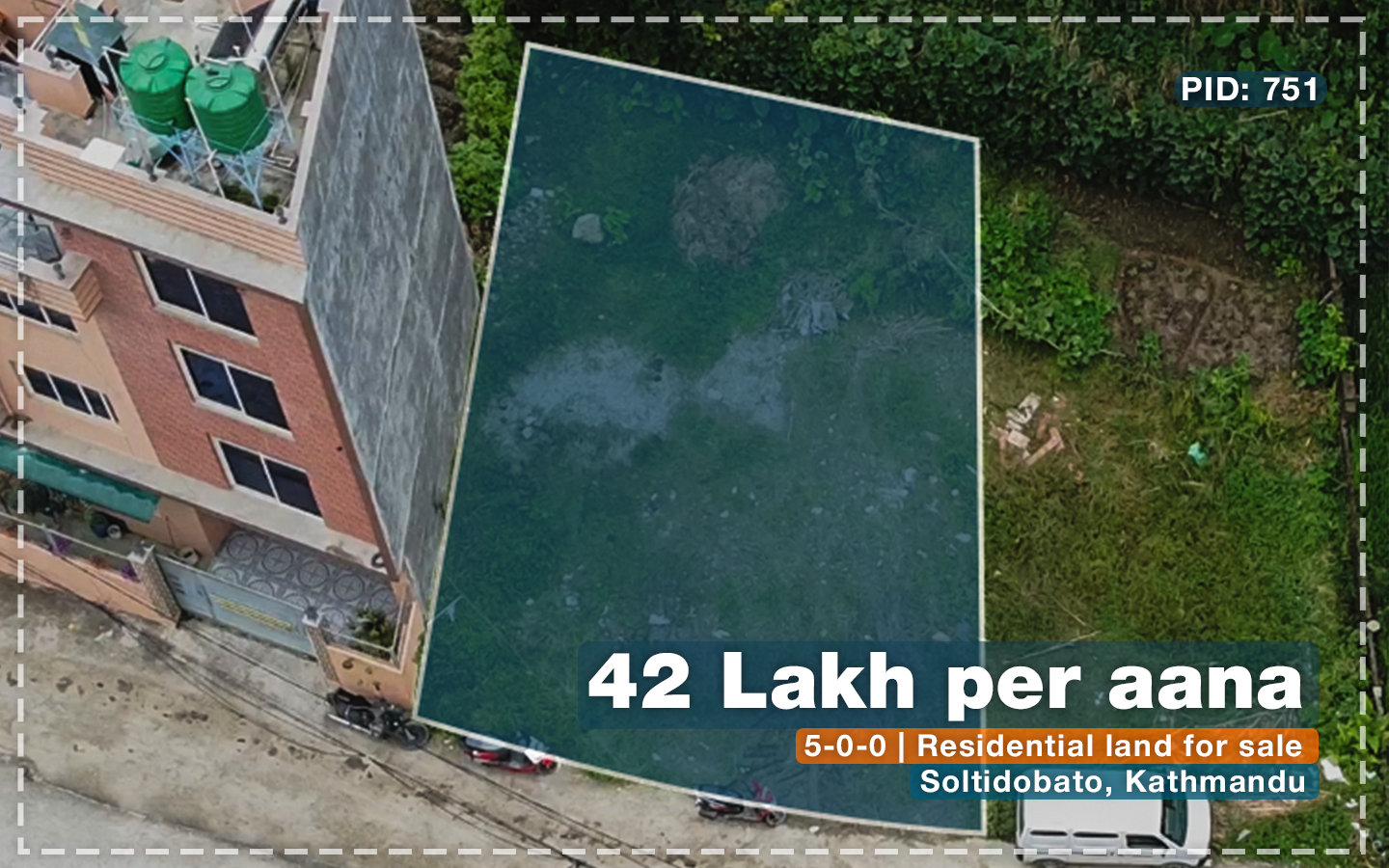 Residential Land on Sale at Tempo Park, Soltidobato, Kathmandu